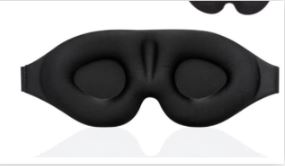3D Black Sleep Mask